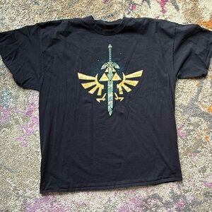 Black Men’s Gaming Shirt Zelda Once Upon a Tee 4XLT
